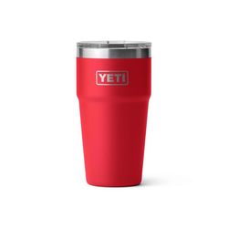 YETI Rambler 20 oz Rescue Red BPA Free Stackable Tumbler with MagSlider Lid