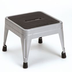 Cosco 10 in. H X 14.65 in. W X 14.65 in. D 225 lb. cap. 1 step Steel Step Stool