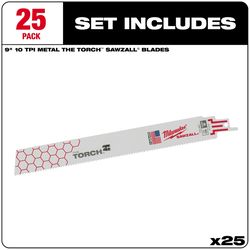 Milwaukee High Speed Steel Reciprocating Saw Blade