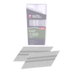 Grip-Rite Prime Guard 2-1/2 in. L X 15 Ga. Angled Strip Stainless Steel Finish Nails 1000 pk