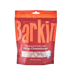 Barkin Bacon Cheeseburger Grain Free Treats For Dogs 6 oz