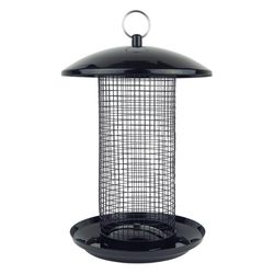 Nature's Way 2.75 qt Metal Mesh Midnight Tube Bird Feeder