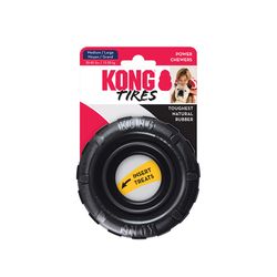 Boss Pet Kong For Dog Black Rubber Tires Dog Toy 1 pk