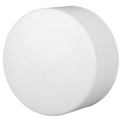 Charlotte Pipe 3 in. Socket X 3 in. D Socket PVC Cap 1 pk