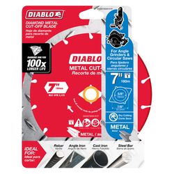 Diablo 7 in. D X 7/8 in. X 0.065 in. thick Diamond Metal Cut-Off Wheel
