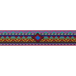 LupinePet Original Designs Multicolor El Paso Nylon Dog Leash