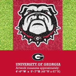 U-Stencil Bulldog UGA No Stick Lawn Stencil
