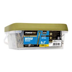 Power Pro No. 9 Ga. X 3 in. L Bronze Star Flat Head Deck Screws