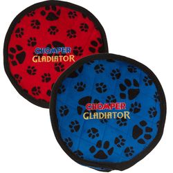 Chomper Gladiator For Dog Assorted Nylon/Plush Tuff Dino Dog Toy Large