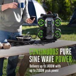 EGO Power+ Nexus Power Station 1400 W Portable Inverter Generator