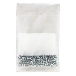 Hillman 4 in. Zinc-Plated Steel SAE Screw Nut 100 pk