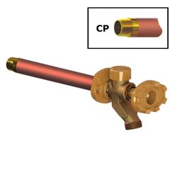 Woodford Model 19 1/2 in. MIP in. Sweat Anti-Siphon Brass Freezeless Wall Faucet
