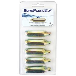 SurePlunge CO2 Cartridge 5 pk