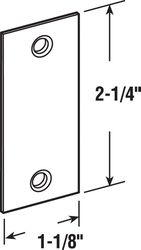 Prime-Line Brass Plated Gold Steel Door Filler Plate 1 pk