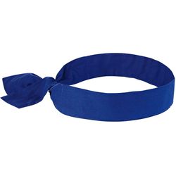 Ergodyne Chill-Its Solid Bandana Headband Blue One Size Fits Most
