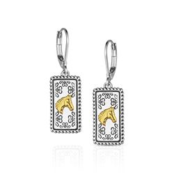 Montana Silversmiths Women's Regal Rider Horse Earrings