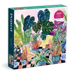 Chronicle Books Potted Puzzle Multicolored 500 pc