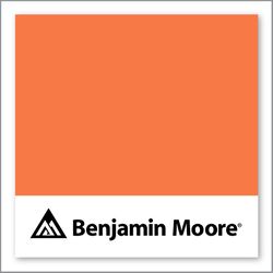 Benjamin Moore Tangy Orange 2014-30