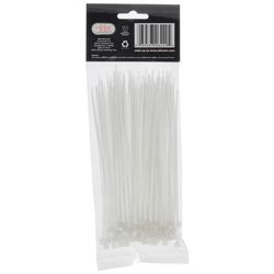 JMK Illinois Industrial Tool 8 in. L White Cable Tie 1 pk