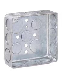 Southwire Old Work 21 cu in Square Galvanized Steel Weatherproof Box Gray