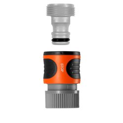 Gardena 5/8 in. Nylon/ABS Non-Threaded Male Hose Connector with Water Stop