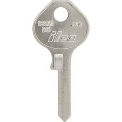 HILLMAN Traditional Key Padlock Universal Key Blank Single Silver