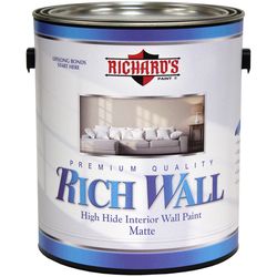 Richard's Paint Rich Wall Matte Deep Base Wall Paint Interior 1 gal