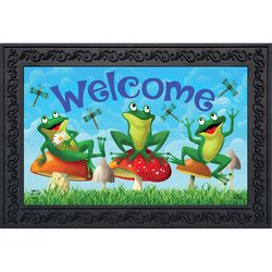 Briarwood Lane 30 in. W X 18 in. L Multi-Color Rubber Door Mat