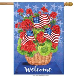 Briarwood Lane House Flag 28 in. H X 40 in. W