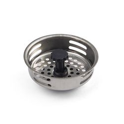 Farberware Chrome Stainless Steel Sink Strainer With Stopper