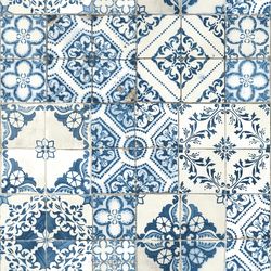 RoomMates 20.5 in. W X 16.5 in. L Mediterranian Tile Peel and Stick Wallpaper