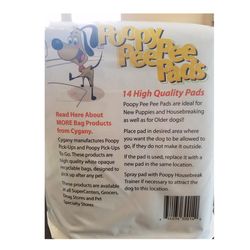 Poopy Products Poopy Pee Pee Extra Large Cotton/Plastic Pee Pads White 1 in. H X 23 in. W X 23 in. D