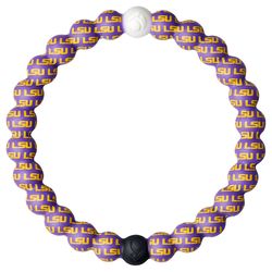 Lokai Unisex LSU Round Purple Bracelet Silicone Water Resistant Size 7.5