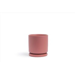 Momma Pots Gemstone 10.5 in. W Porcelain Planter Dusty Rose