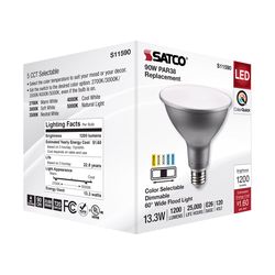Satco PAR38 E26 (Medium) LED Bulb Tunable White/Color Changing 90 Watt Equivalence 1 pk