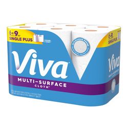 Viva Multi-Surface Cloth Paper Towels 83 sheet 2 ply 6 pk