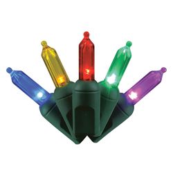 Holiday Bright Lights LED T5 Multicolored 50 ct Replacement Christmas Lights