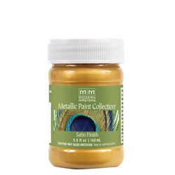 Modern Masters Metallic Paint Collection Satin Gold Rush Water-Based Metallic Paint 5.5 oz