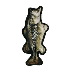 Territory For Dog Multicolored Polyester Big Bass Crunch Dog Toy Medium/Large 1