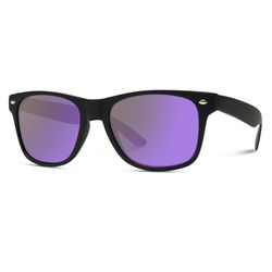 WearMe Pro Sunglasses Black Frame Purple Lens