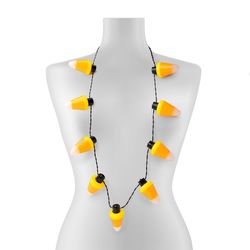 Spooky Lites LED Flashing Halloween Necklace 1 pk