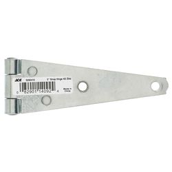 Ace 5 in. L Zinc-Plated Heavy Duty Strap Hinge 1 pk