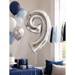 Anagram Balloons Number 9 Foil Balloon 1 pk