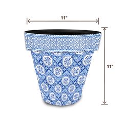 Briarwood Lane Plastic Mediterranean Planter Multi-colored
