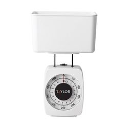 Taylor White Analog Food Scale 1 lb