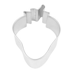R&M International Corp 2 in. W X 3 in. L Strawberry Cookie Cutter Silver 1 pc