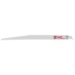 Milwaukee Sawzall 12 in. Bi-Metal Thin Kerf Reciprocating Saw Blade 8/12 TPI 5 pk
