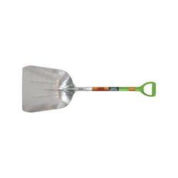 Ames 46 in. Aluminum Scoop Transfer Shovel Wood Handle