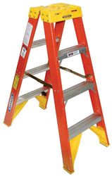 Werner 4 ft. H Fiberglass Step Ladder Type IA 300 lb. cap.