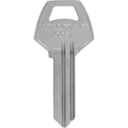 HILLMAN Traditional Key Automotive Key Blank Single For Corbin Silver